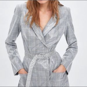 ZARA SEQUIN BLAZER DRESS